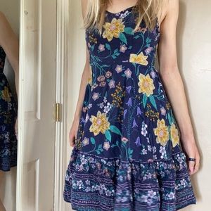 knee length floral dress